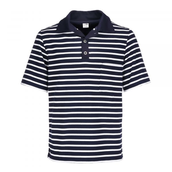 Maritimes Polo-Shirt | für Herren | Bretonischer Ringel-Look | modAS -  Maritime Freizeitmode