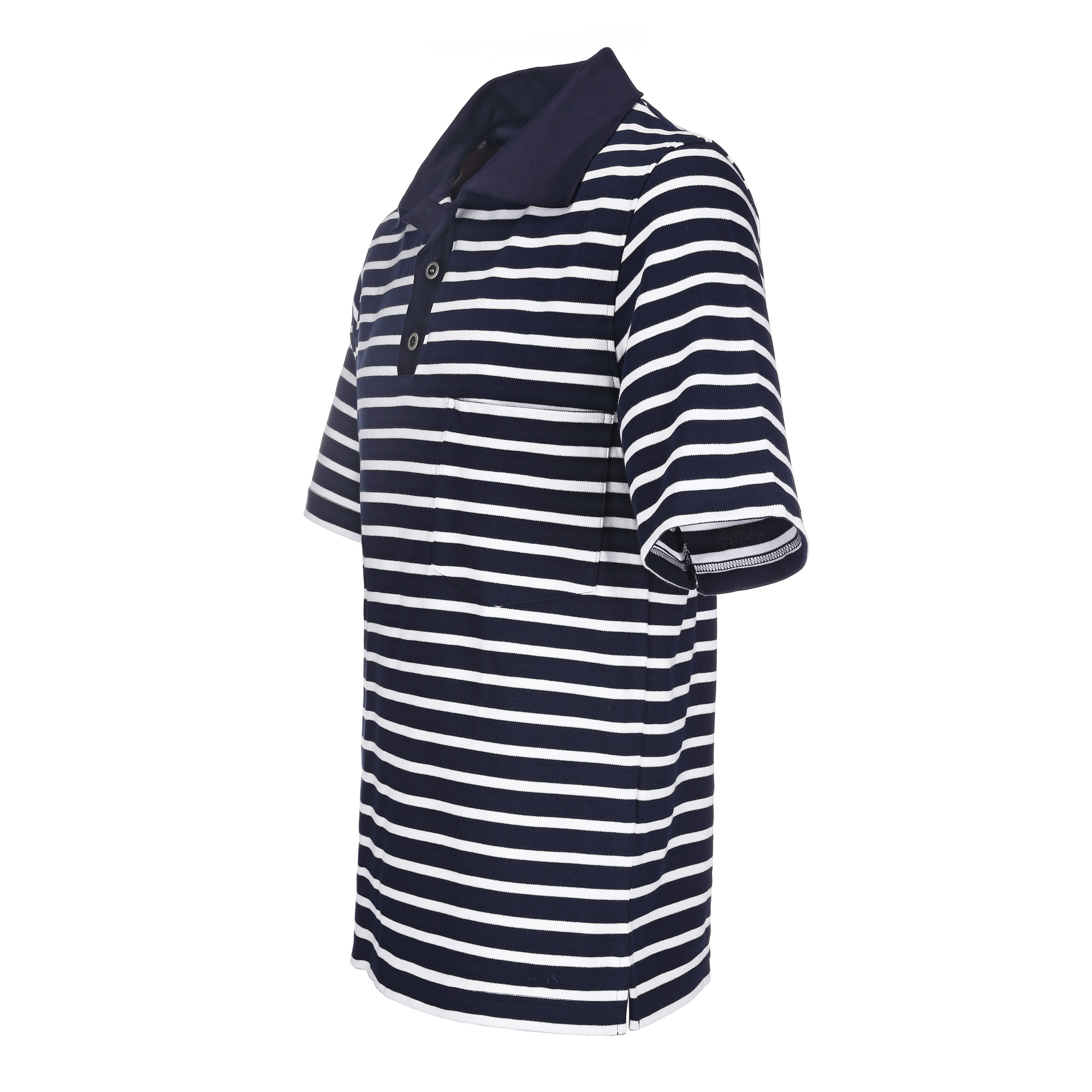 Freizeitmode Herren Maritime Bretonischer Polo-Shirt Maritimes - modAS | Ringel-Look für | |